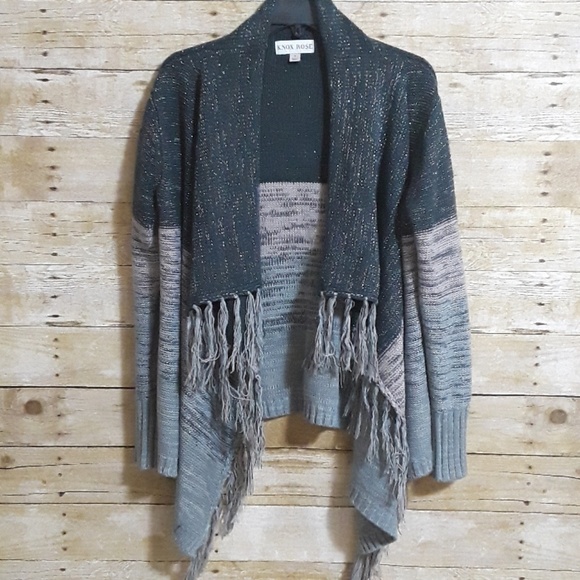 Knox Rose Sweaters - KNOX ROSE Cascade Cardigan Size S